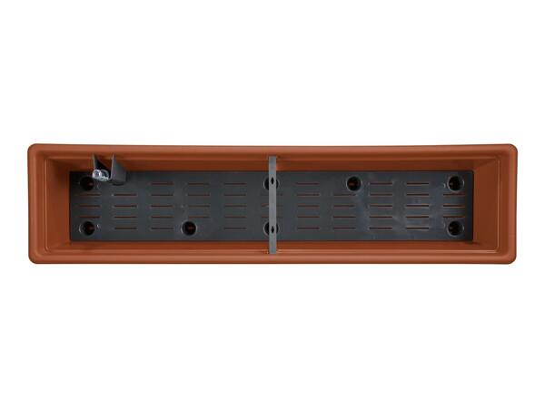 Parkside 80cm Balcony Box - Brown