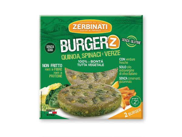 Burger'z Quinoa, Spinach or Cabbage