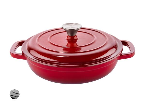 LIVARNO HOME(R) Serveringspande af støbejern Ø 25 cm