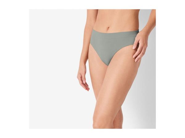 Esmara Ladies' Ribbed Briefs - 3 Pack - Olive