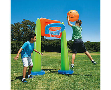 Summer Waves Jumbo Inflatable Basketball, Soccer or Bowling Game