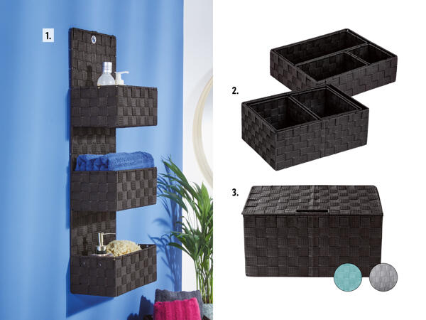 Accessoires pour rangement de salle de bains