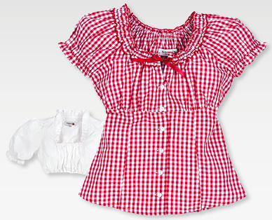 DER WILDSCHÜTZ ZÜNFTIGE TRACHTENMODE(R) Damen-Dirndl-/Carmenbluse