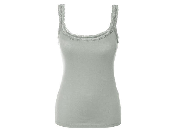 esmara(R) Damen Tops, 3 Stück, mit Spitze