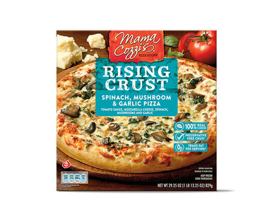 Mama Cozzi's Spinach, Mushroom & Garlic Pizza