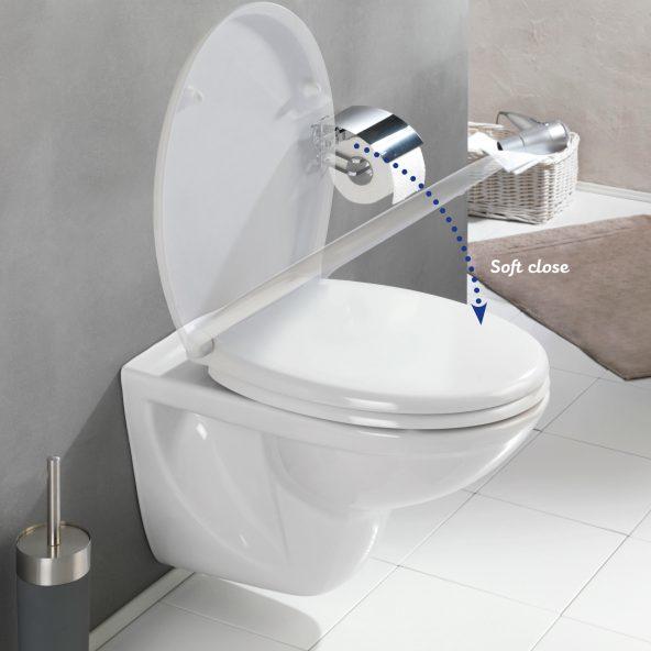 Wc-zitting soft close