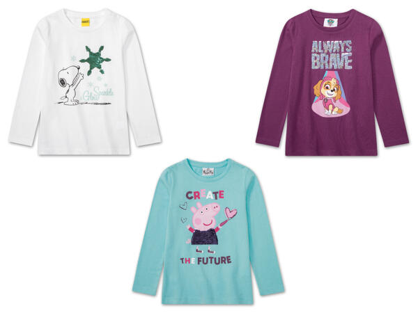Mädchen Langarmshirt