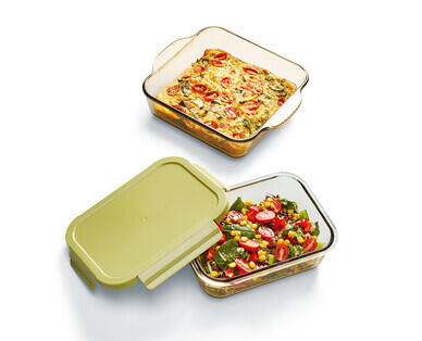 Amber Glass Food Containers and Accessories