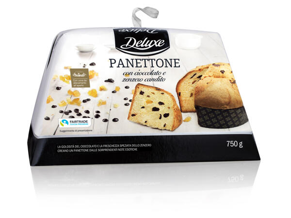 Panettone with Chocolate and Candied ginger