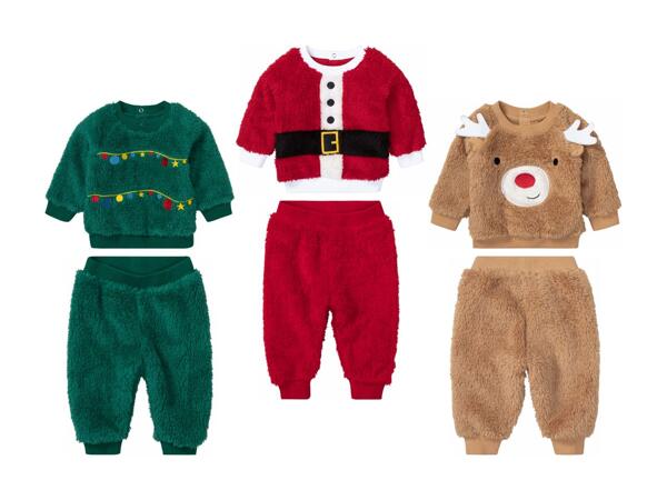 Ensemble en peluche pour bébé, 2 pièces