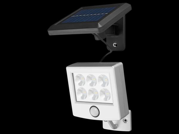 Solární LED reflektor s pohybovým senzorem