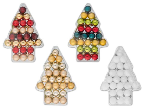 Christbaumkugeln, 24 Stück, Ø ca. 3 cm