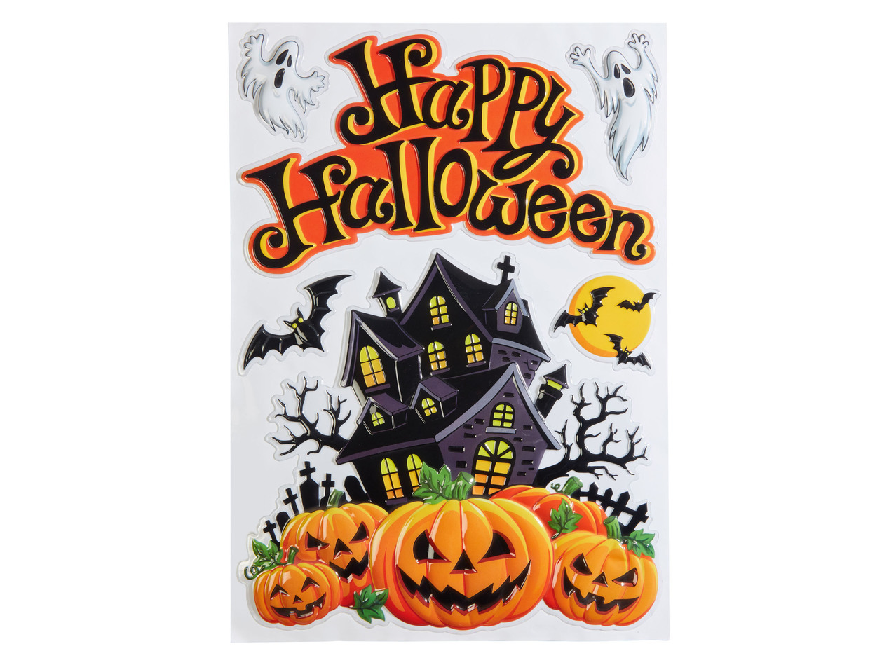 "Glow in the dark" or "Pop up" Halloween Stickers