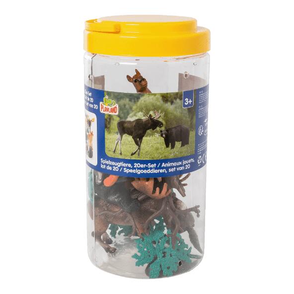 PLAYLAND(R) 				Jouets animaux, 20 pcs