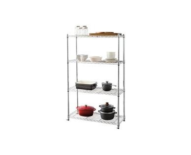 Easy Home 4-Tier Chrome Shelving