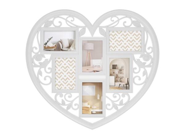 Livarno Home Heart-Shaped Collage Picture Frame