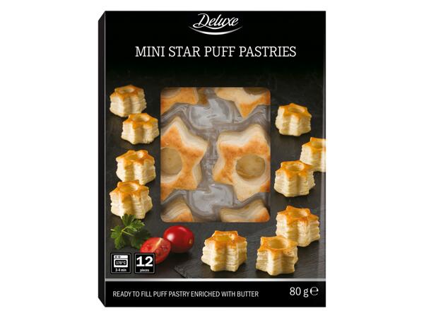 Mini star-shaped vol-au-vents