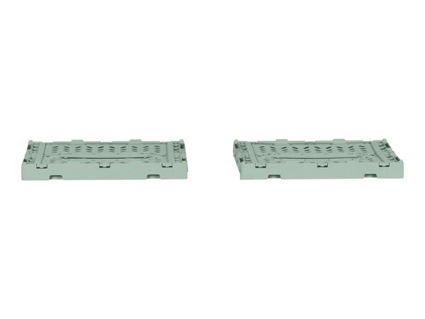 Livarno Home Collapsible Crate Set - 2 pack - Green