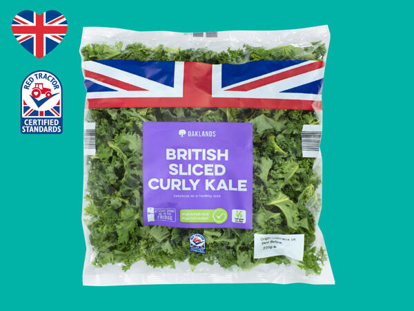 Oaklands British Sliced Curly Kale