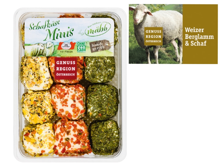GENUSS REGION ÖSTERREICH Steirische Schafkäse-Minis