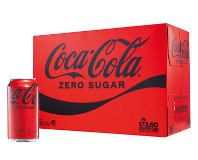 Coca-Cola 36 x 375ml - Zero Sugar