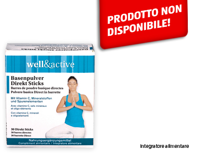 Polvere basica in stick WELL&ACTIVE