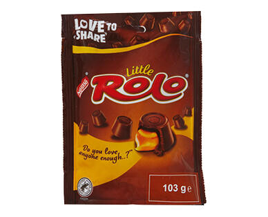 Nestlé Little Rolo 103g, Cadbury Dairy Milk Orange Giant Buttons 95g or Cadbury Bitsa Wispa 95g