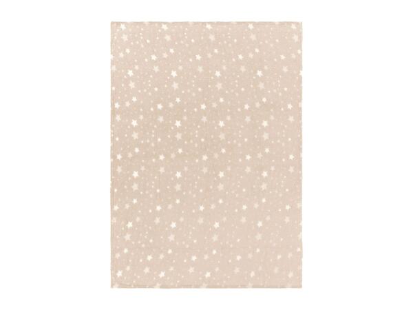 Livarno Home Beige Glow In The Dark Blanket
