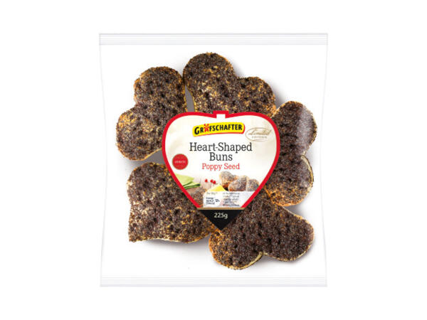Heart Shaped Buns