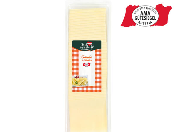 Gouda in Scheiben