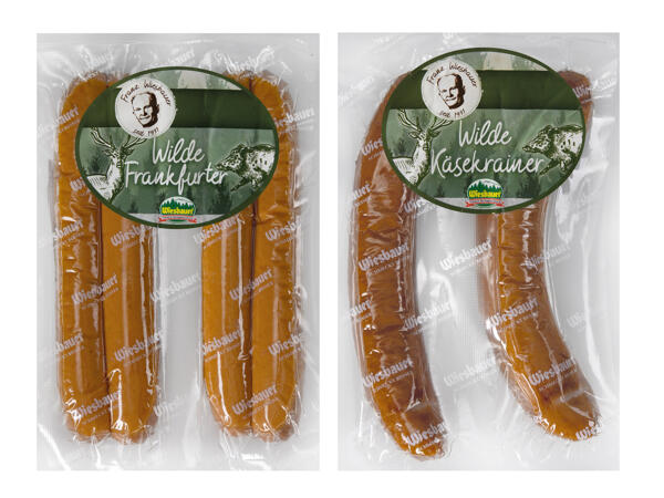Wilde Frankfurter/Käsekrainer