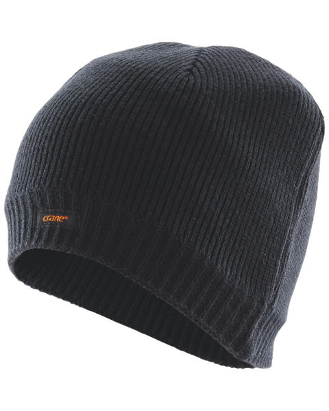 Crane Black Beanie