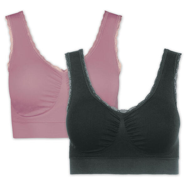 Seamless-BH mit Spitze 2er-Pack