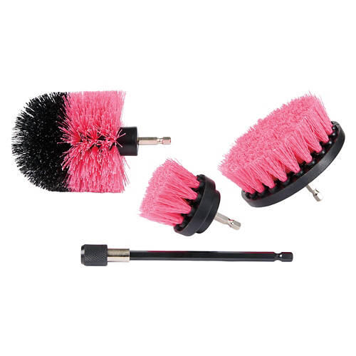 Universal Power Drill Brush Set, Pink