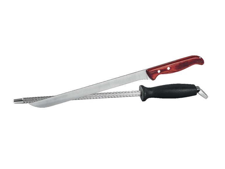 Slicing Knife with Sharpener