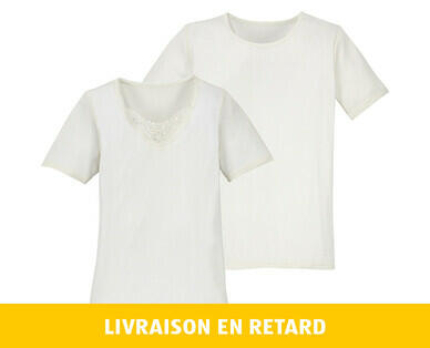CRANE(R) 
 MAILLOT DE CORPS AVEC LAINE D'AGNEAU POUR FEMMES/HOMMES