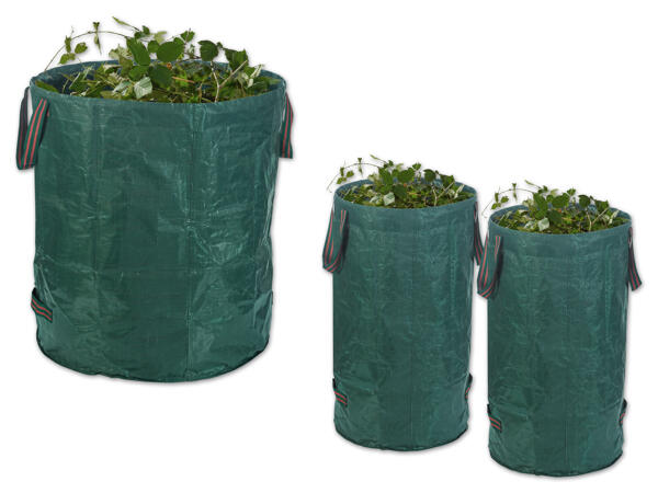Gartenabfallsack-Set, 3-teilig