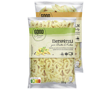 GOOD CHOICE 
 SPÄTZLI AUX ŒUFS/ SCHUPFNUDELN