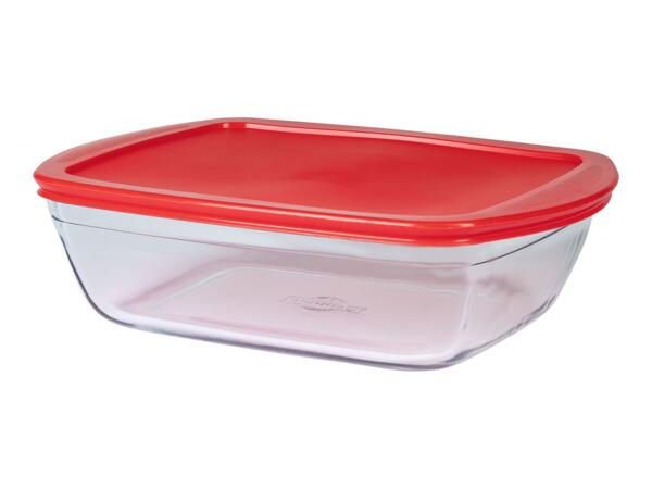 Pyrex Glass Food Storage Containers - Set of 2 - Red
