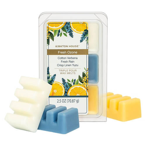 Triple Pour Scented Wax Melts - Fresh Ozone, 2.5 oz