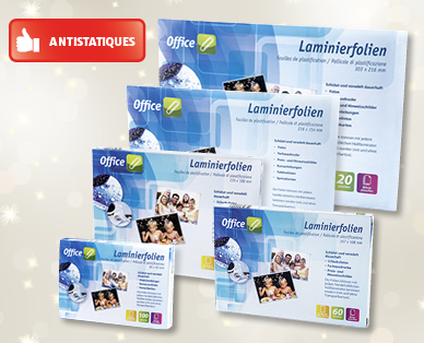 Feuilles plastifiées OFFICE