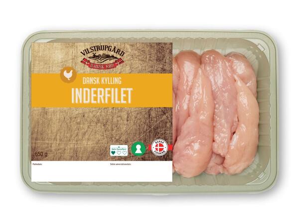 VILSTRUPGÅRD Danske hele kyllingelår med ryg, -inderfilet eller -brystfilet