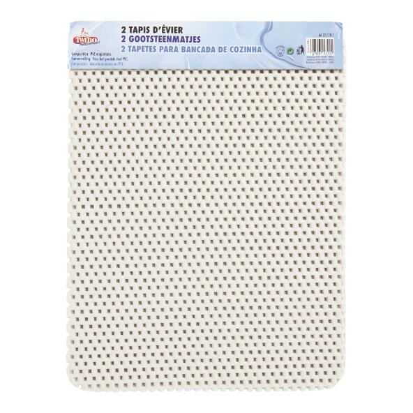 Tapis d'évier, 2 pcs