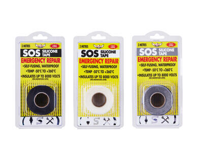 SOS Silicone Tape or Epoxy