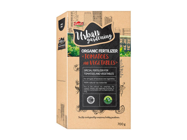 Organic compost suitable for urban gardening