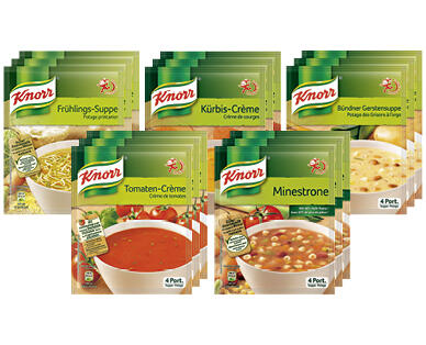KNORR(R) 
 TRIO DE SOUPES EN SACHET