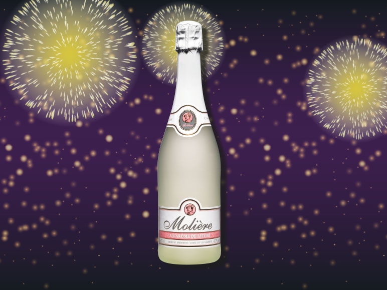 Vin mousseux litchi Molière