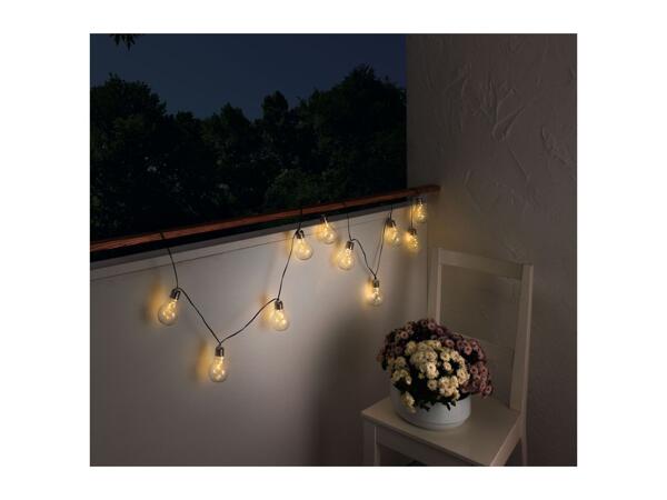 Livarno Home Solar Bulb String Lights - Warm White Light