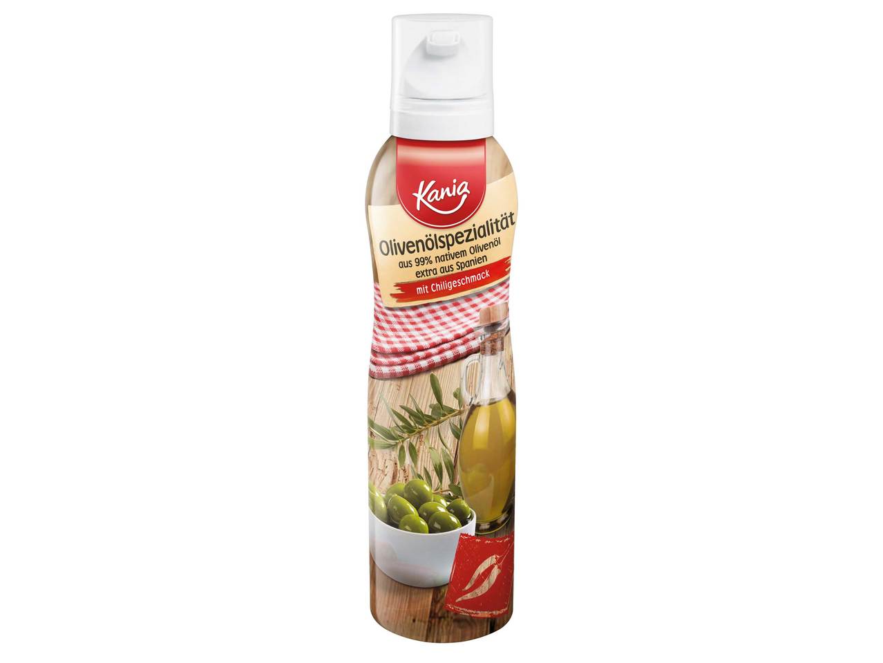 Huile d'olive en spray