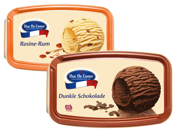 DUC DE COEUR Eiscreme nach französischer Art